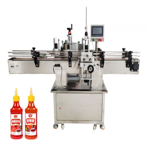 番茄醬瓶子貼標機